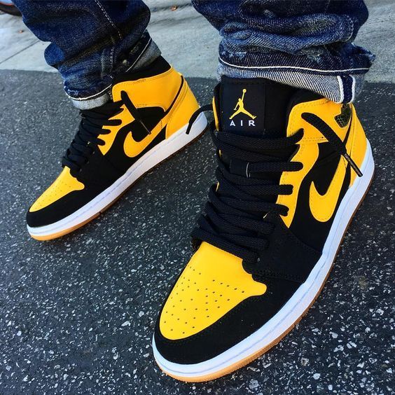 Nike Air Jordan 1 Retro Mid New Love Sneakers Shoes