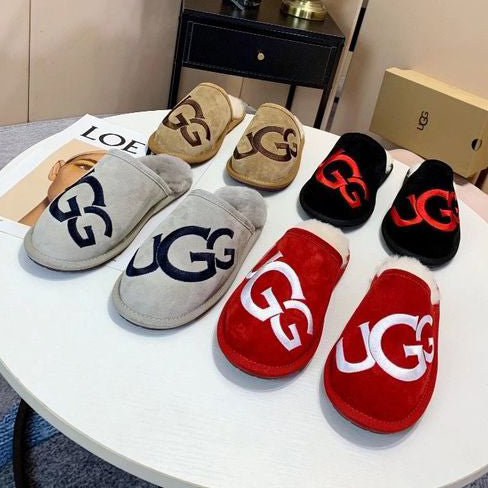 UGG embroidered letters new product Baotou slippers sandals Boot