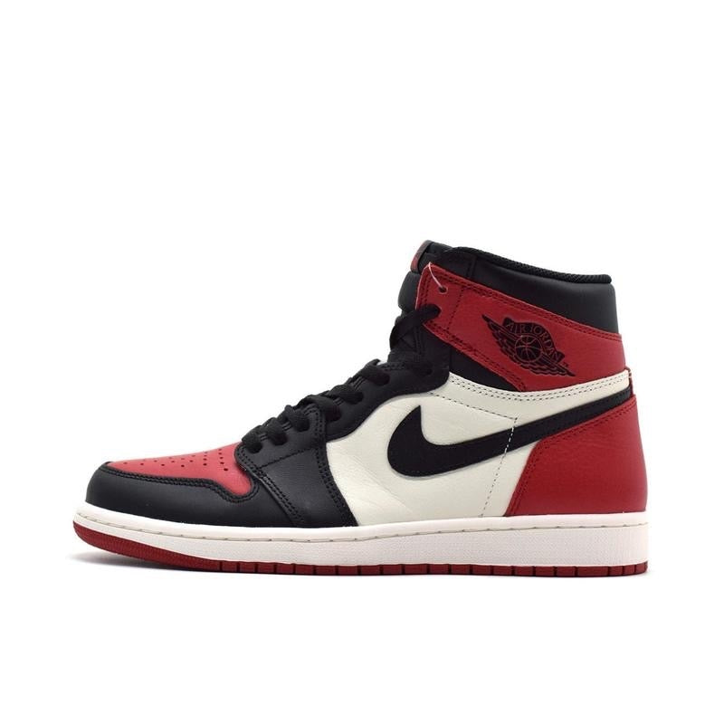 Nike Air Jordan 1 Retro High Bred Toe Sneakers Shoes