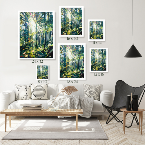 Original Forest Paintings by Joanne Hastie