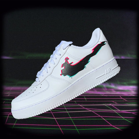 Nike Air Force 1 AF1 Lime Cartoon Drip Logo Own 