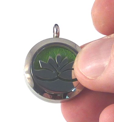 Locket loaded with Pad and Essential Oil