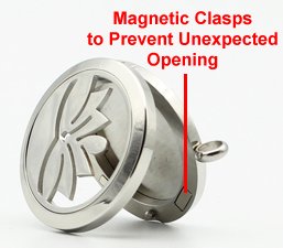 Magnetic Clasps to Prevent Locket from Opening