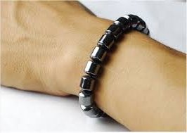 Large Cylindrical Links Non-Magnetic Hematite Bracelet