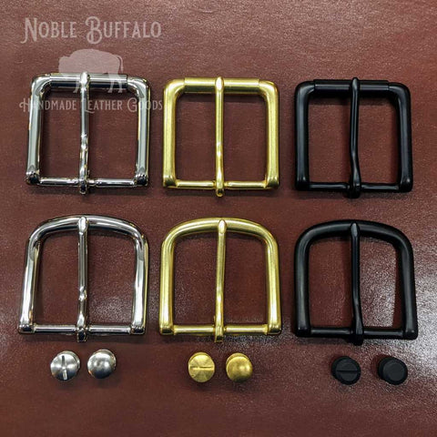 Belt buckle styles available at Noble Buffalo