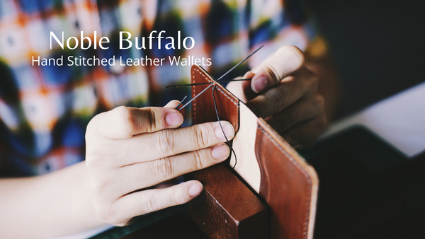 Noble Buffalo Hand Stitched Leather Wallets