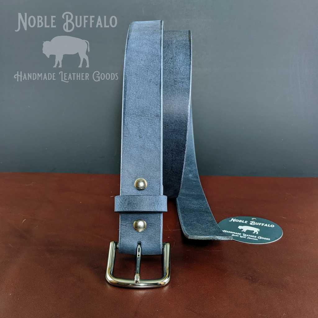 Natural Horween Chromexcel Soft Leather Belt - Noble Buffalo