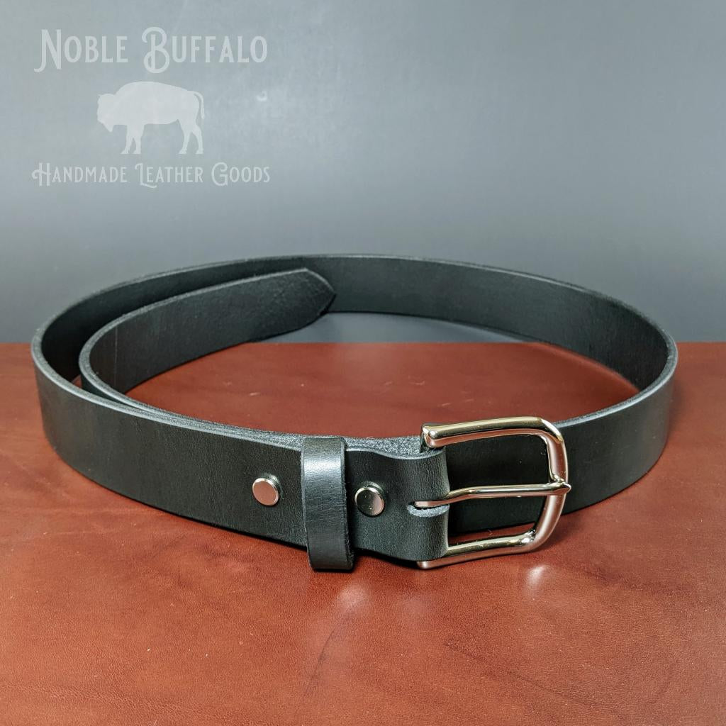 full grain leather belt made in usa