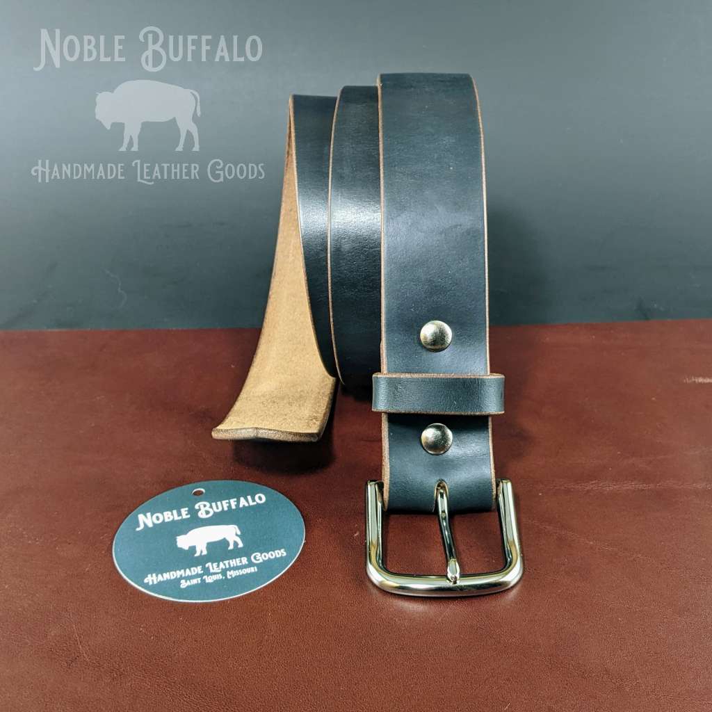 Belt Making Kit | Sterling Silver Buckles with Horween Chromexcel Full  Grain Leather Belt Strap