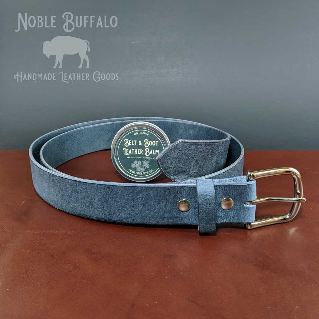 1.5 Natural Horween Chromexcel Soft Leather Belt - Noble Buffalo