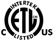 ETL certification for Chronomite tankless heater