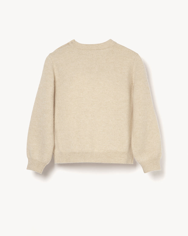 MINIME CASHMERE SWEATER NATURAL BEIGE