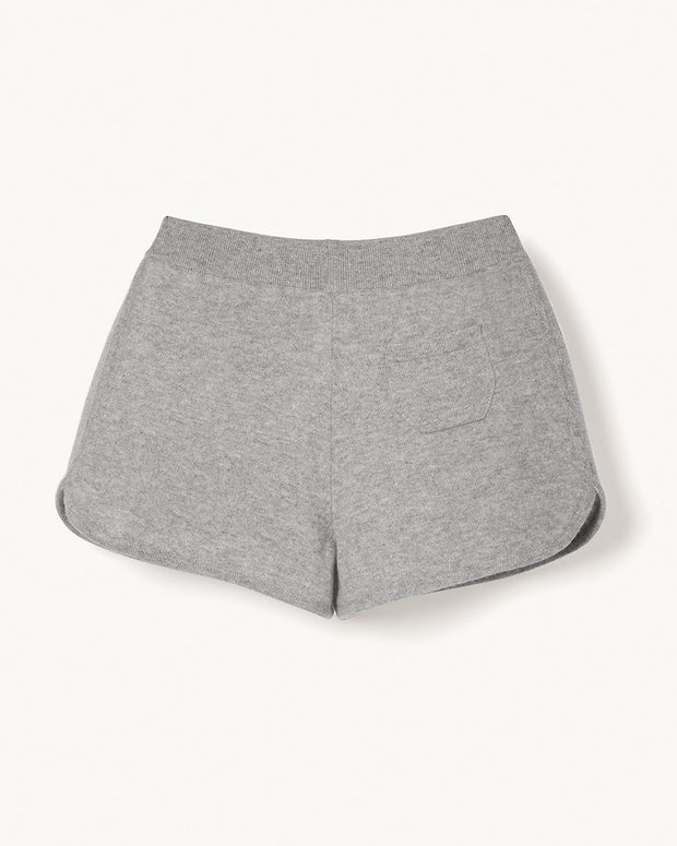 CASHMERE SHORTS METROPOLITAN GREY