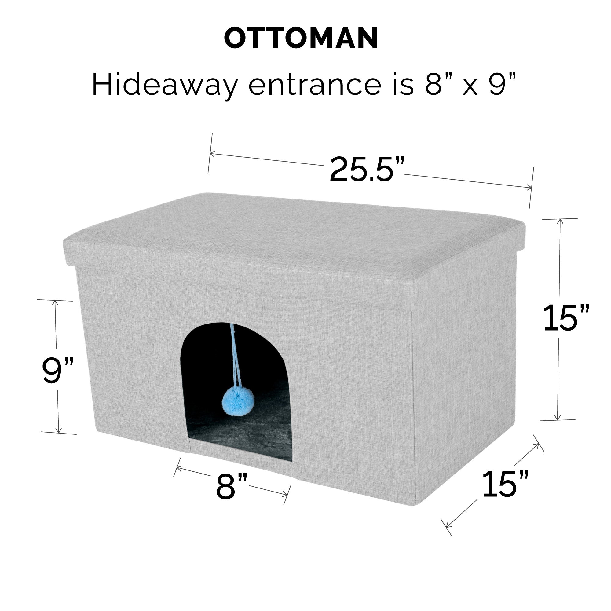 Ottoman Size Chart