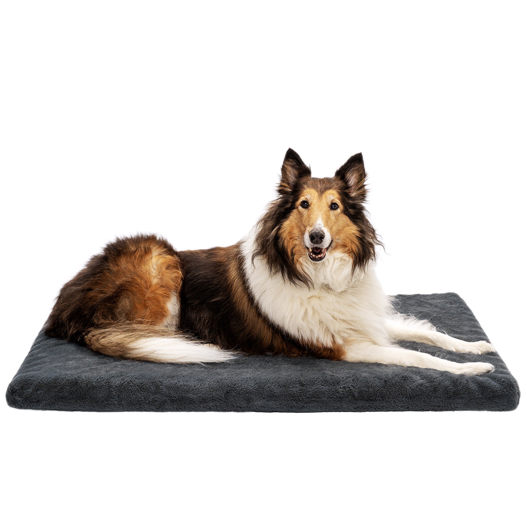 Crate Mat - Plush Faux Fur Orthopedic Pet Bed-image-16