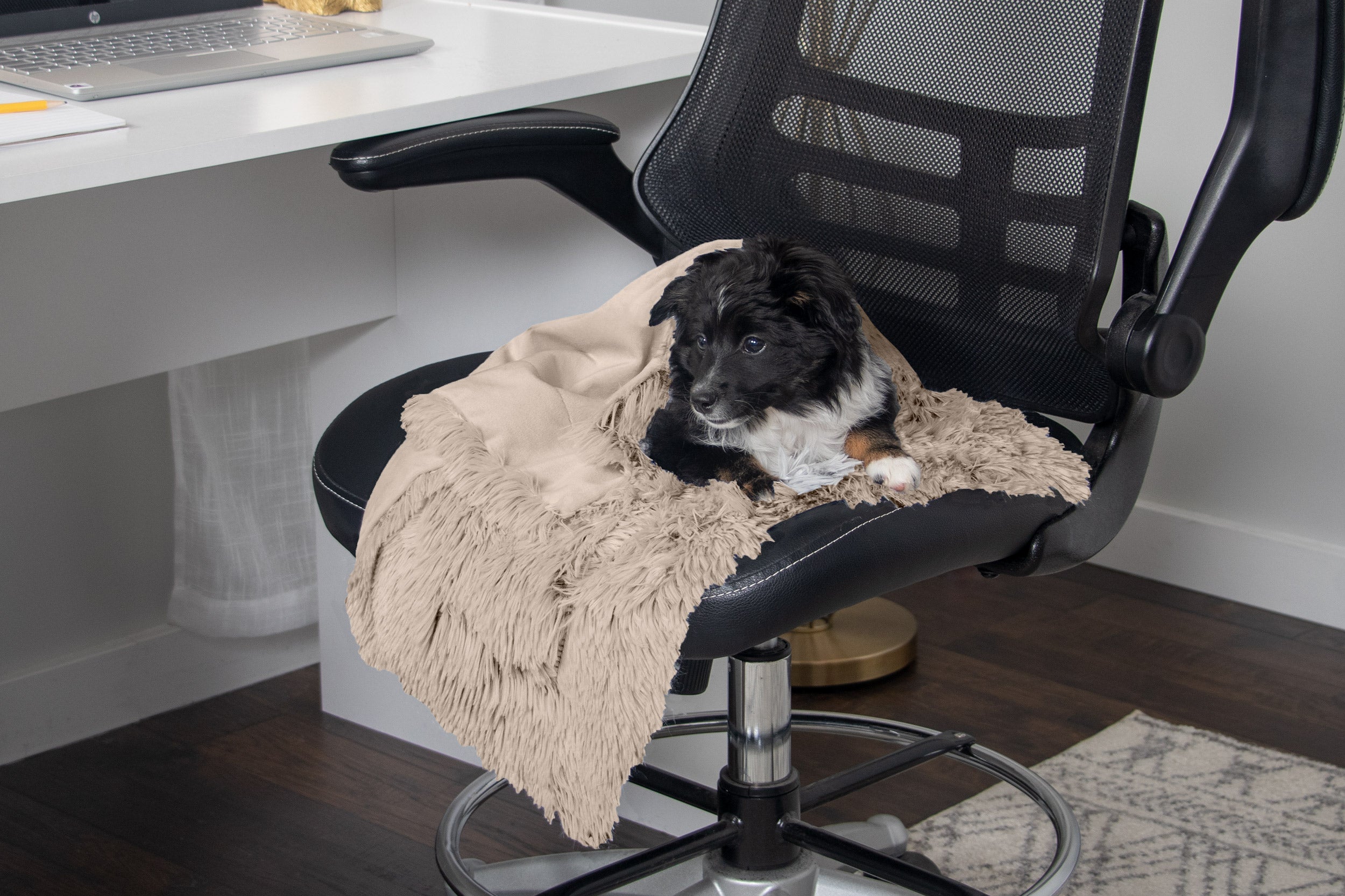 Waterproof Pet Throw Blanket - Long Fur & Velvet-image-5