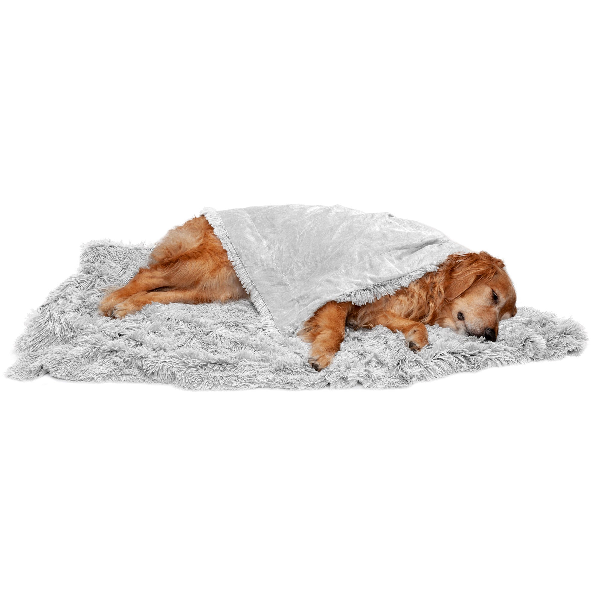 Waterproof Pet Throw Blanket - Long Fur & Velvet