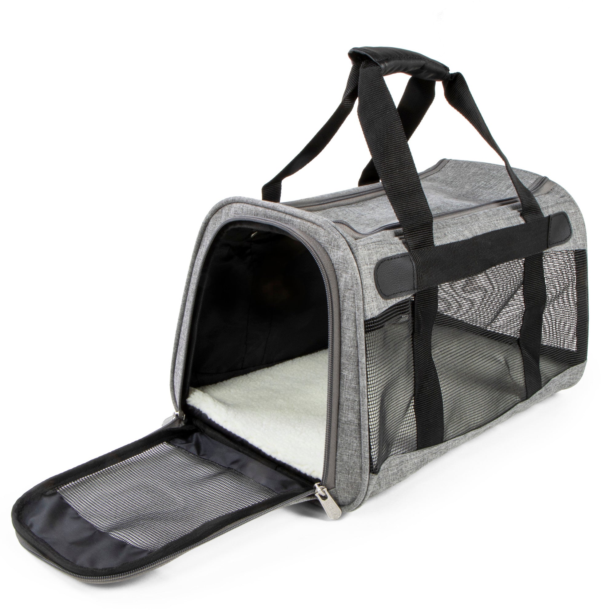  Sherpa Tote Around Town Travel Pet Carrier with Stay Clean  Technology - Black, Small : Pet Supplies