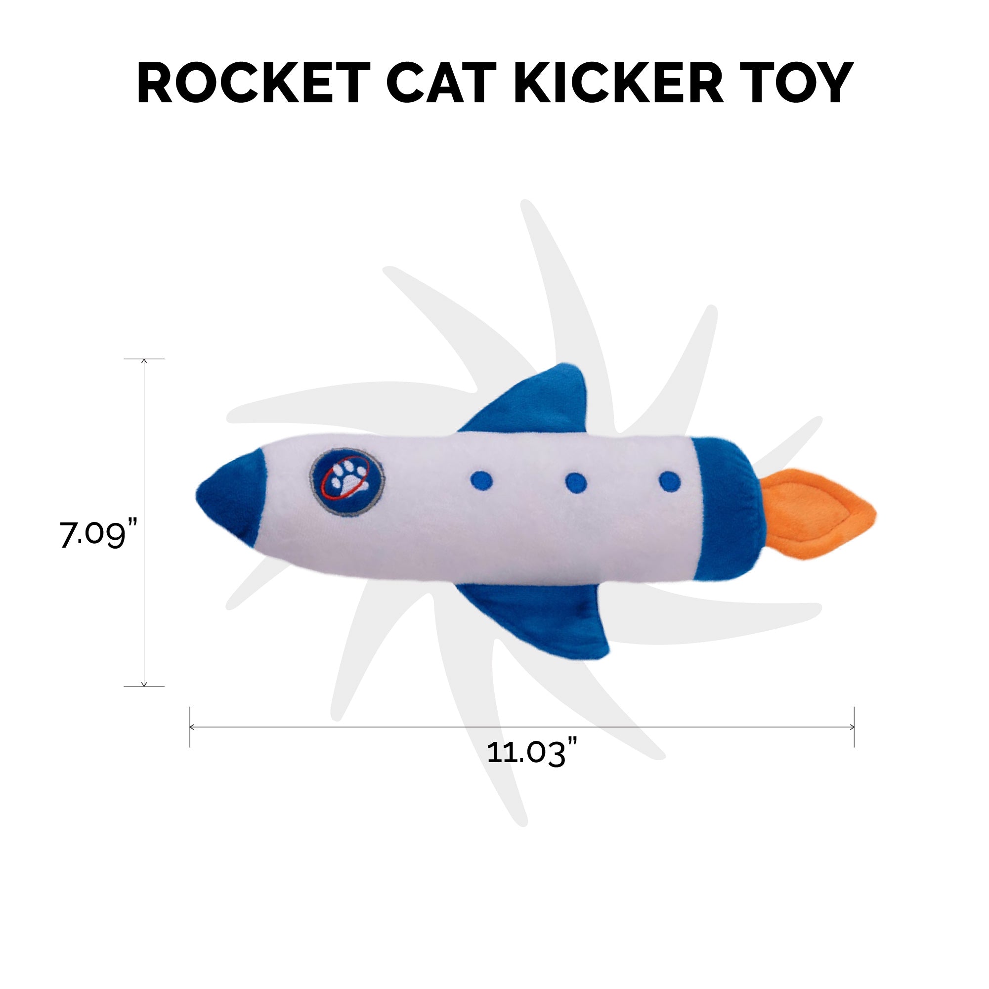 Catnip Kicker Cat Toy - Rocket-image-6