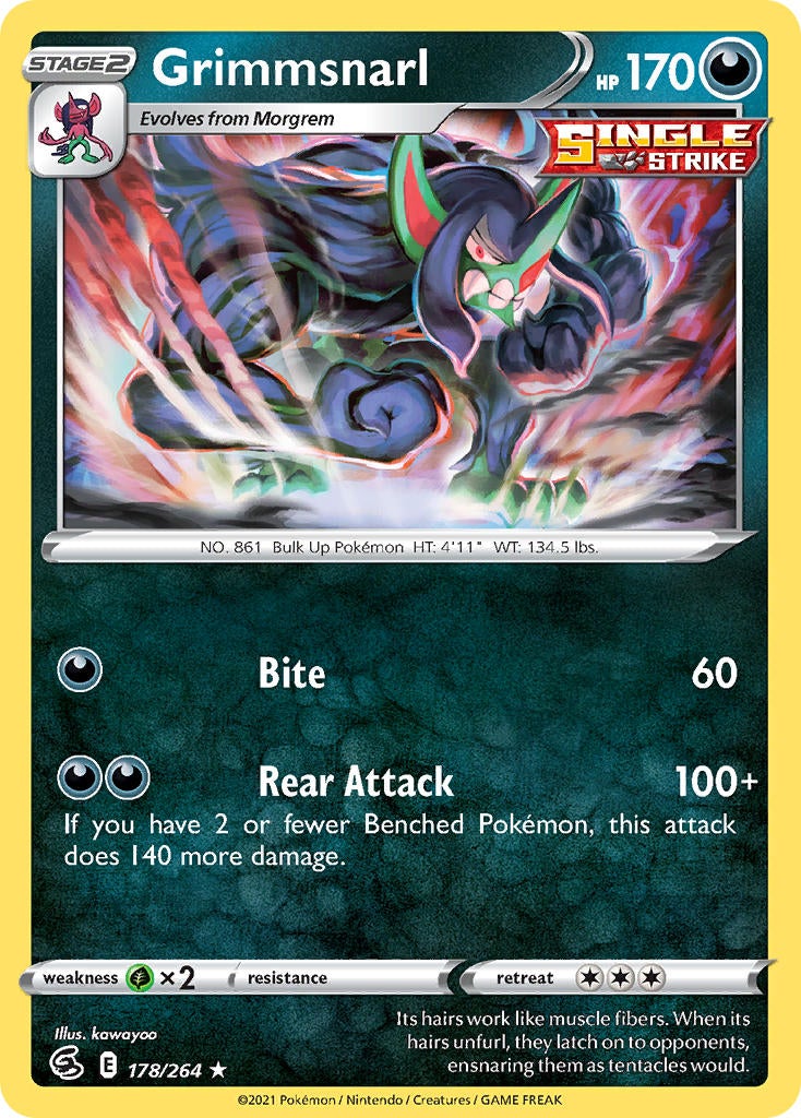 Onix - Fusion Strike Pokémon card 138/264