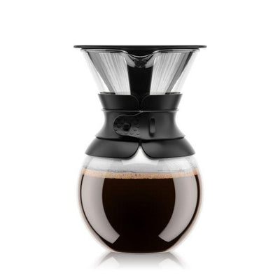 Bodum Assam Tea Press with Glass Handle and Coloured Plastic Lid, 1.0 L Bellini