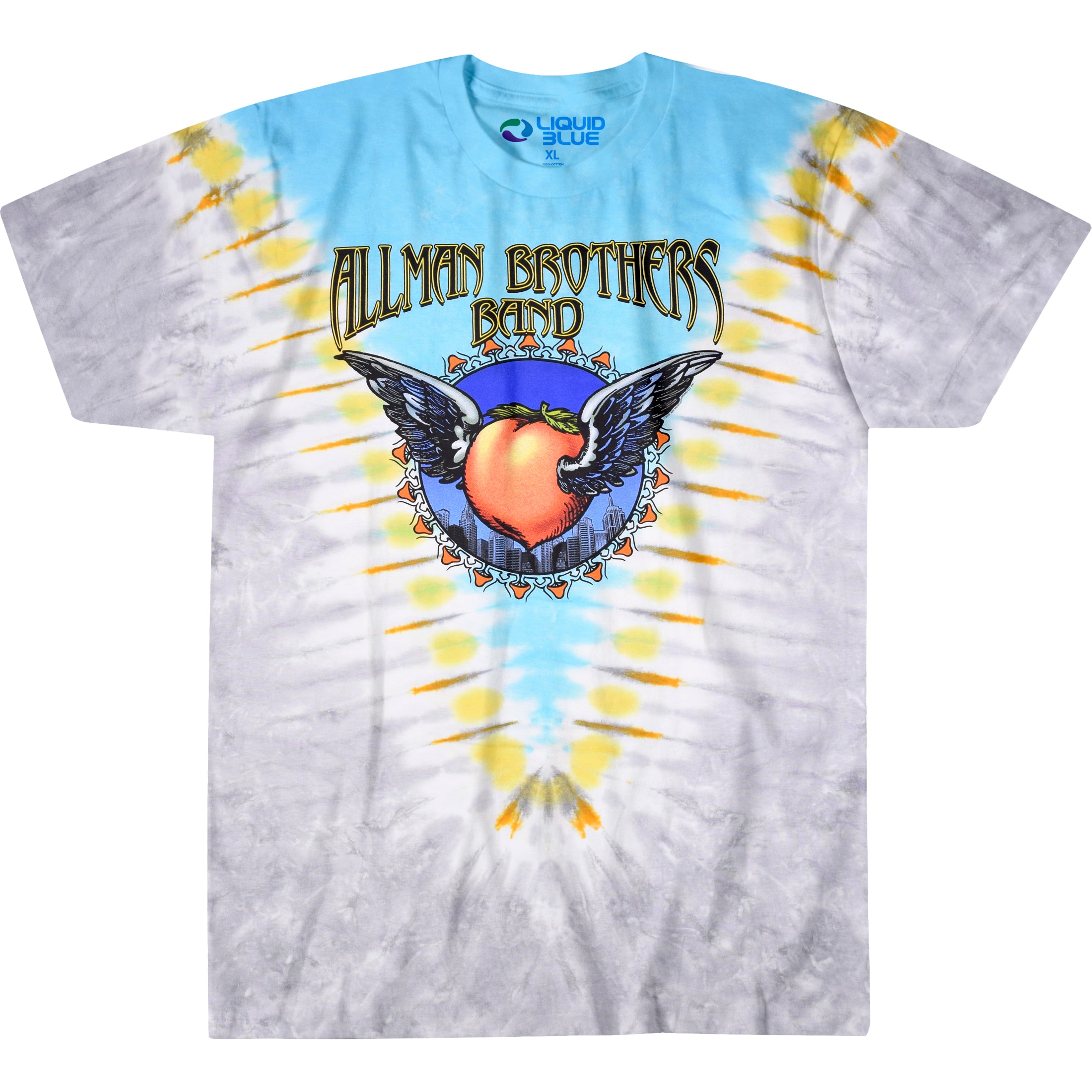 Allman Brothers Flying Peach Tie Dye T Shirt Men Joe Bonamassa Official Store