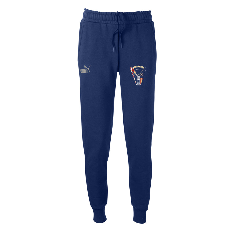 navy puma joggers