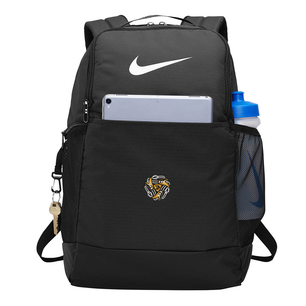 nike brasilia backpack grey