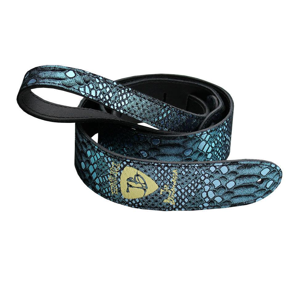 Mystic Blue Snake - Ernie Ball JB Signature Guitar Strap – Joe ...