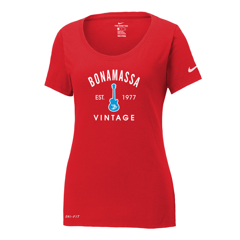 womens red dri fit shirt