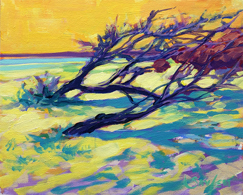 Cedar Island landscape painting by Savlen