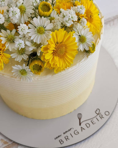 Wooden Cake Board with Logo