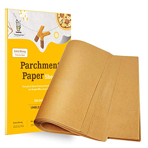 Unbleached Parchment Paper Roll Baking by Silicone Coated Will not