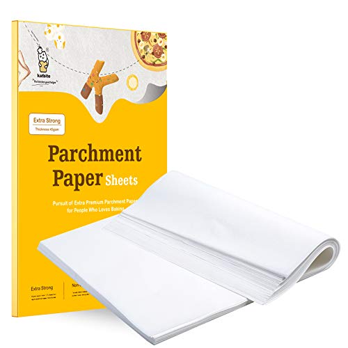 Katbite 300 Sheets 12x16 In Parchment Paper, Heavy Duty Baking Paper,  Unbleached Non-stick Sheets 