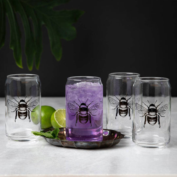Bee Floral Stemless Wine Tumbler – Simply Northwest