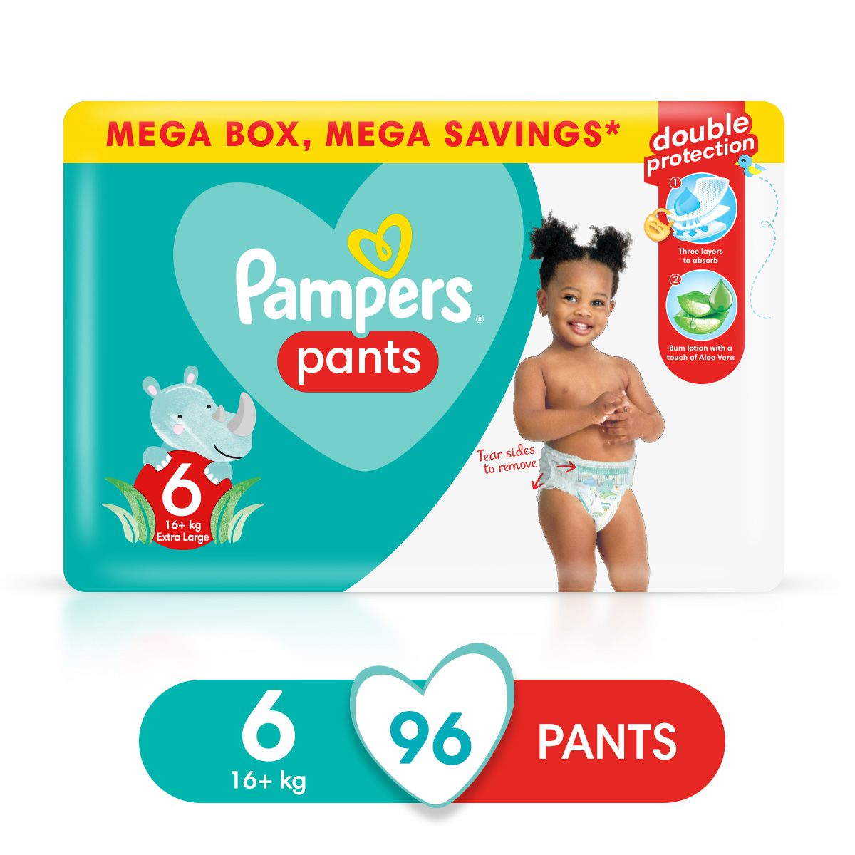 Buy the Pants Nappies Size 6 Megabox 76'S from Babies-R-Us Online