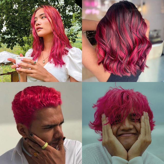 Buy Carola Pink Hair Color Jar Online – Paradyes