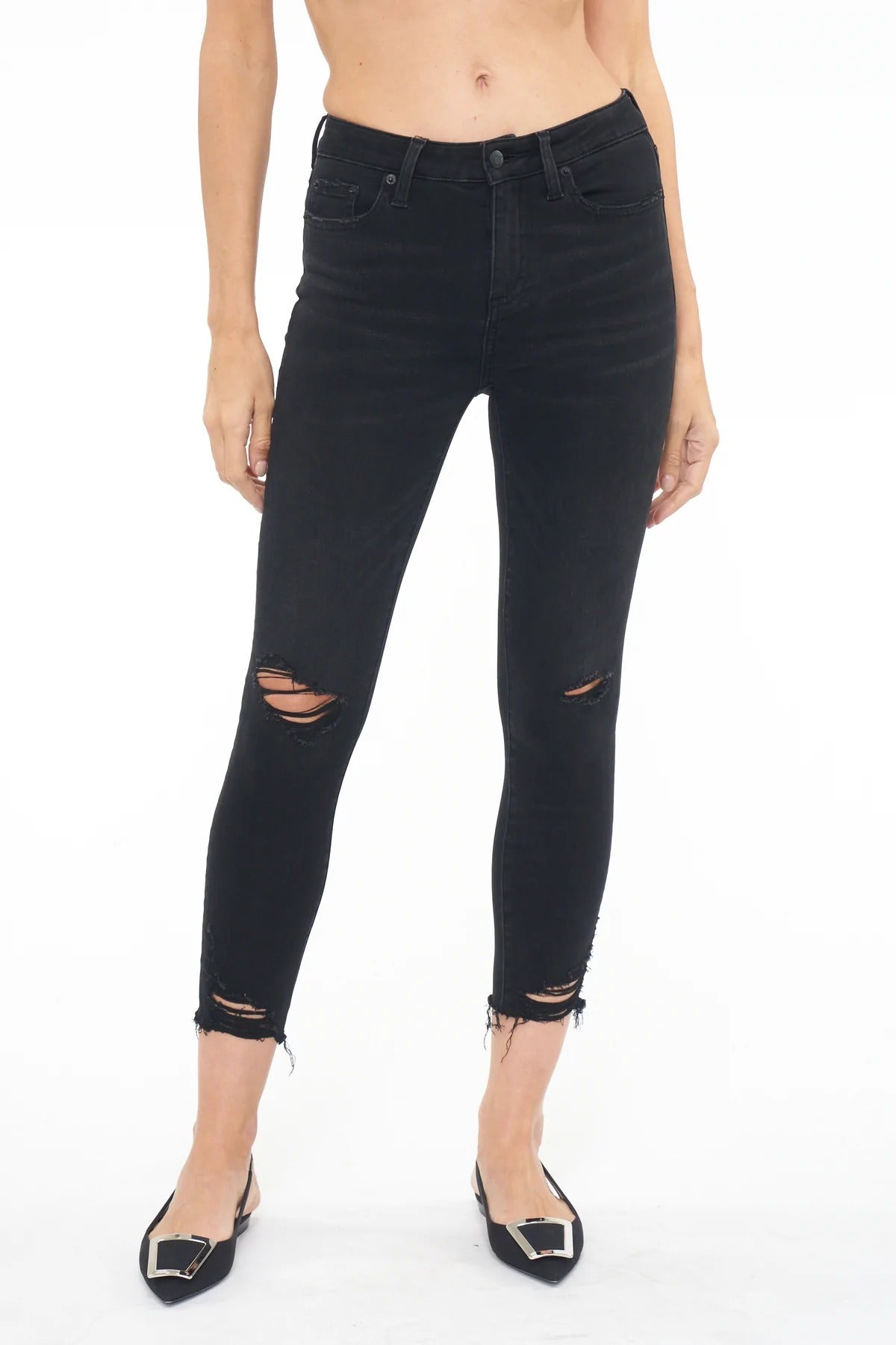 Carbon Audrey Mid-Rise Cropped Skinny Jean – Pappagallo Lancaster