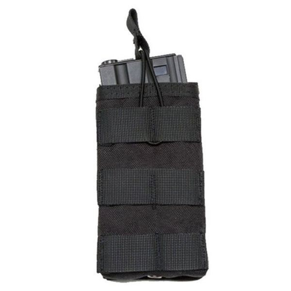 Military Molle Tactical Rifle Cartridge Mag Magazine Pouch Army Single Clip M4 Open Top Interphone Nylon Hunting AR15 Ammo Bag 4