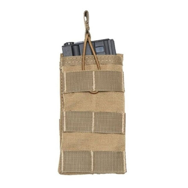 Military Molle Tactical Rifle Cartridge Mag Magazine Pouch Army Single Clip M4 Open Top Interphone Nylon Hunting AR15 Ammo Bag 3