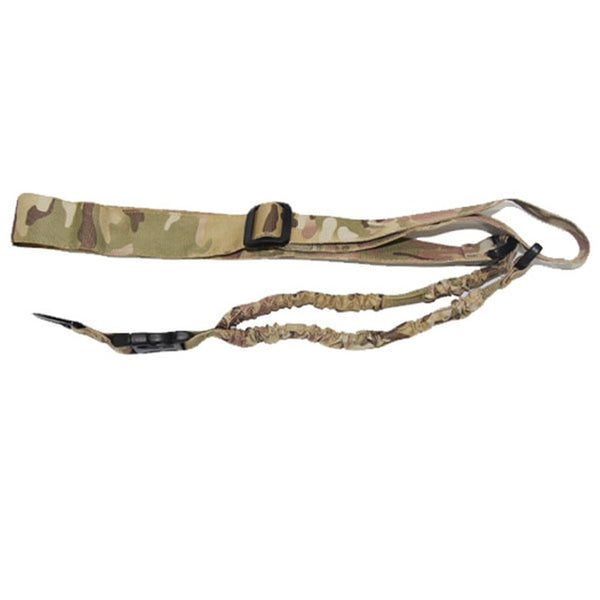 Tactical Gun Sling Single 1 Point Airsoft Heavy Duty Rifle Sling Military Nylon Bungee Belt Gun Accessories Hunting Rifle Strap 1