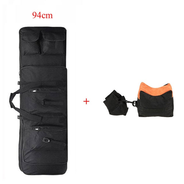 Tactical Gun Bag Military Airsoft Sniper Gun Carry Rifle Case Shooting Hunting Accessories Army Backpack Target Support Sandbag 21