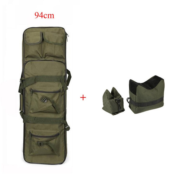 Tactical Gun Bag Military Airsoft Sniper Gun Carry Rifle Case Shooting Hunting Accessories Army Backpack Target Support Sandbag 3