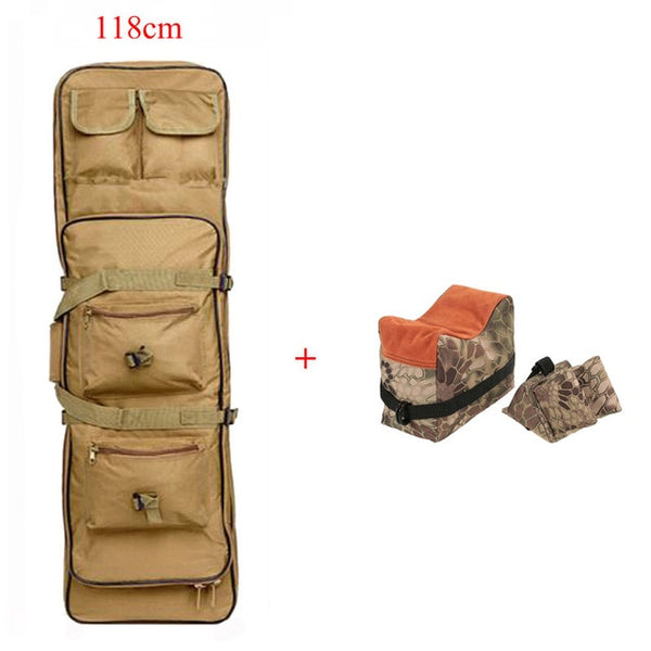 Tactical Gun Bag Military Airsoft Sniper Gun Carry Rifle Case Shooting Hunting Accessories Army Backpack Target Support Sandbag 7