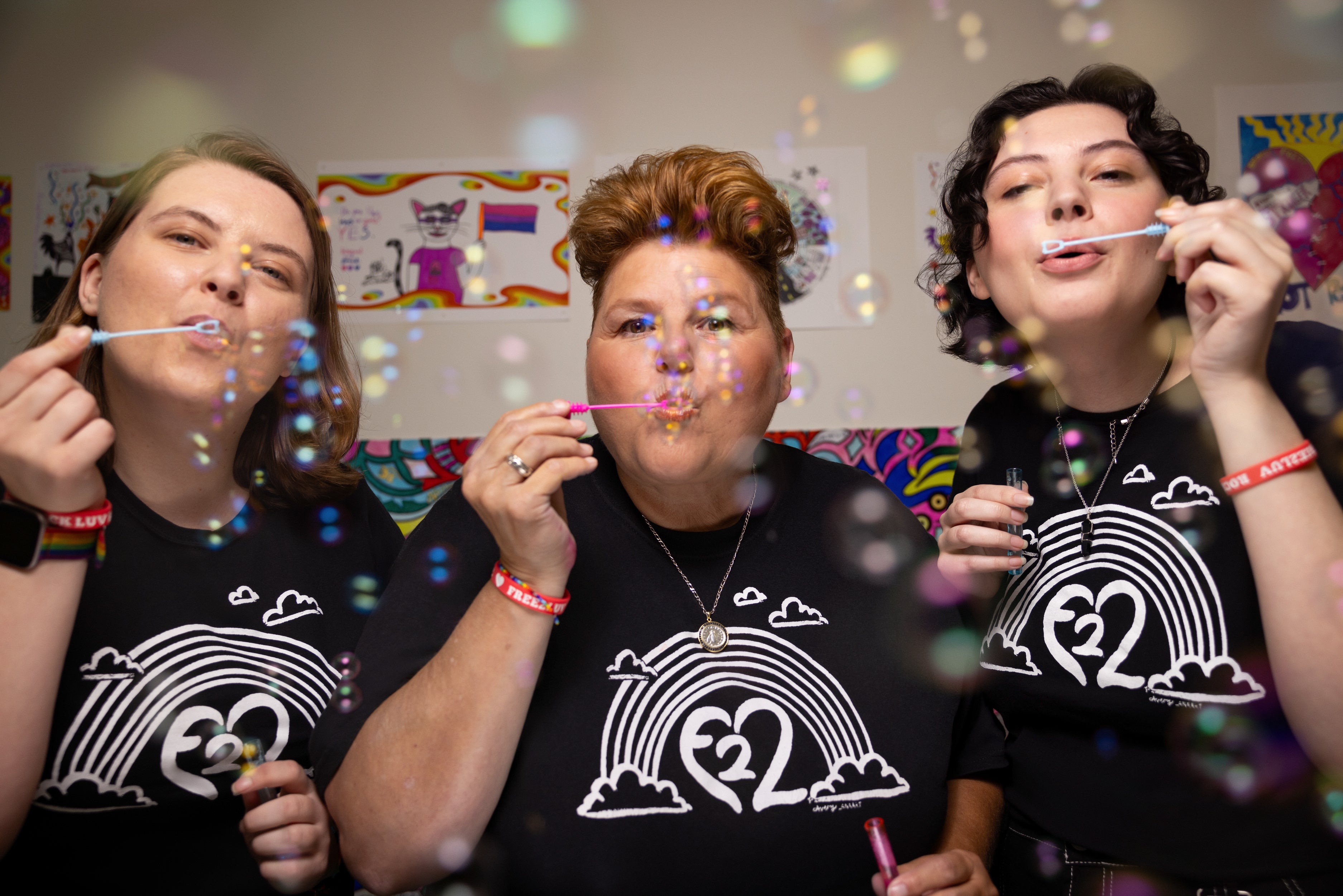 L’Oreal Women of Worth - woman blowing bubbles