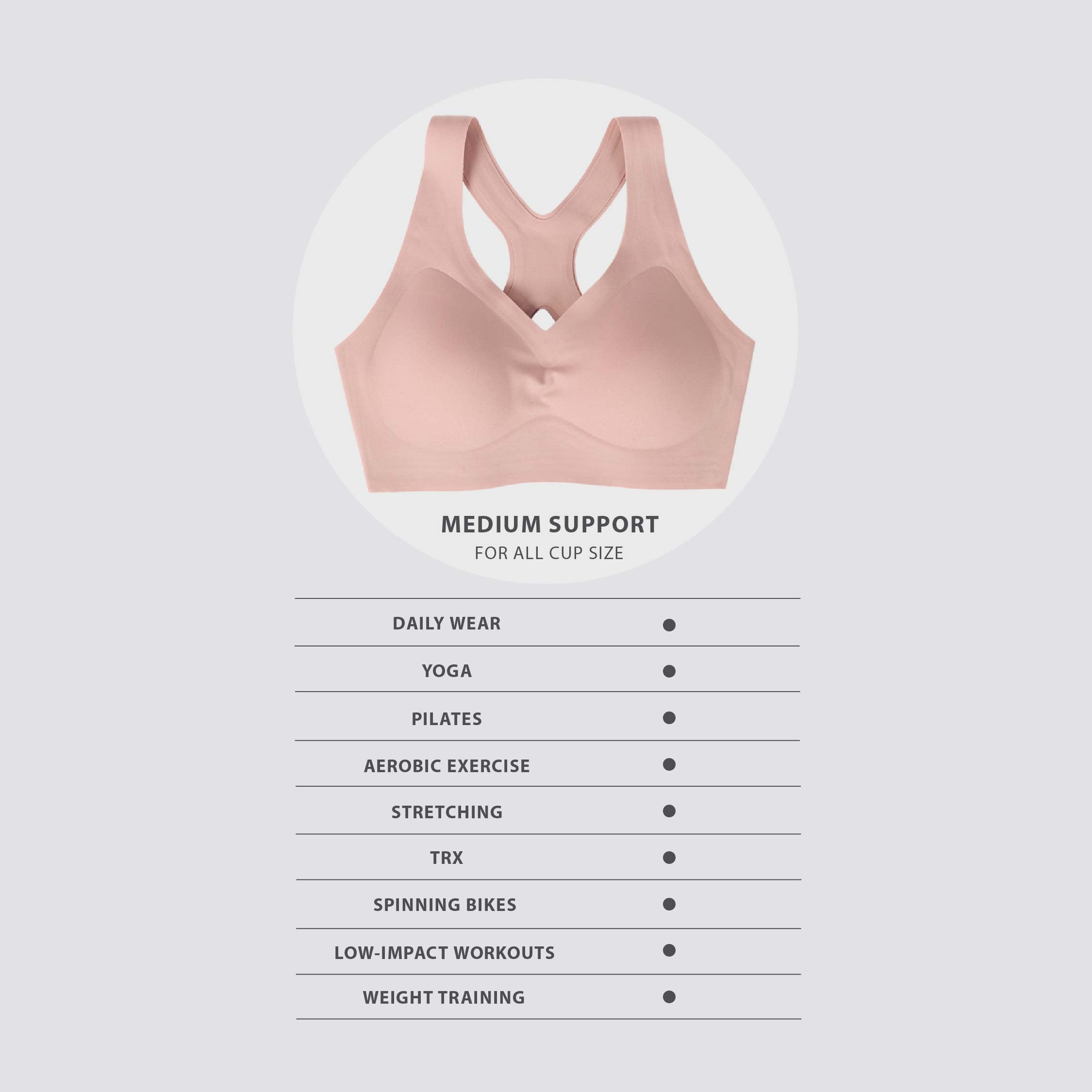 Bare Active • Seamless Sports Bra