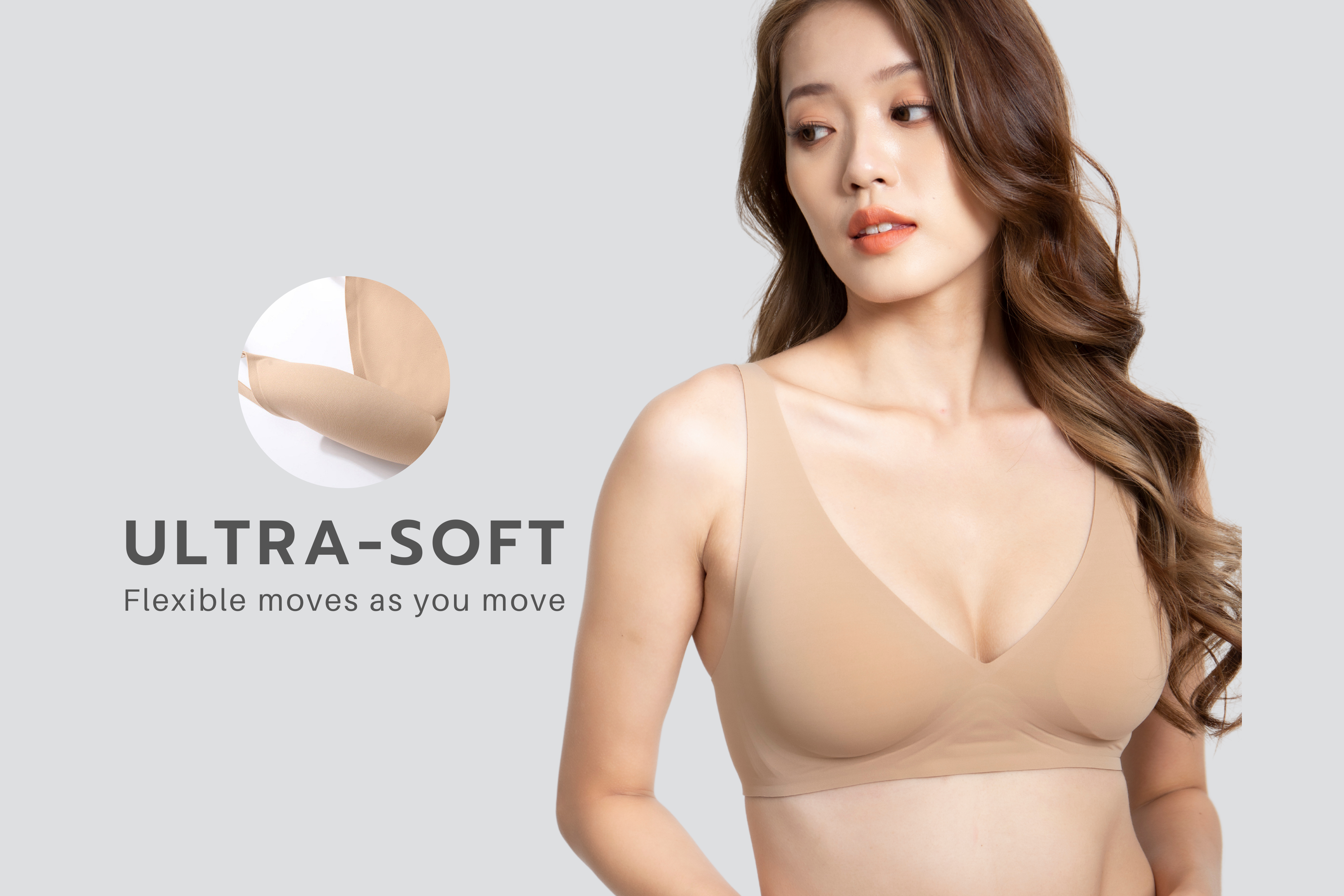 [SONIA LIVE] Bare • Seamless Lingerie Set