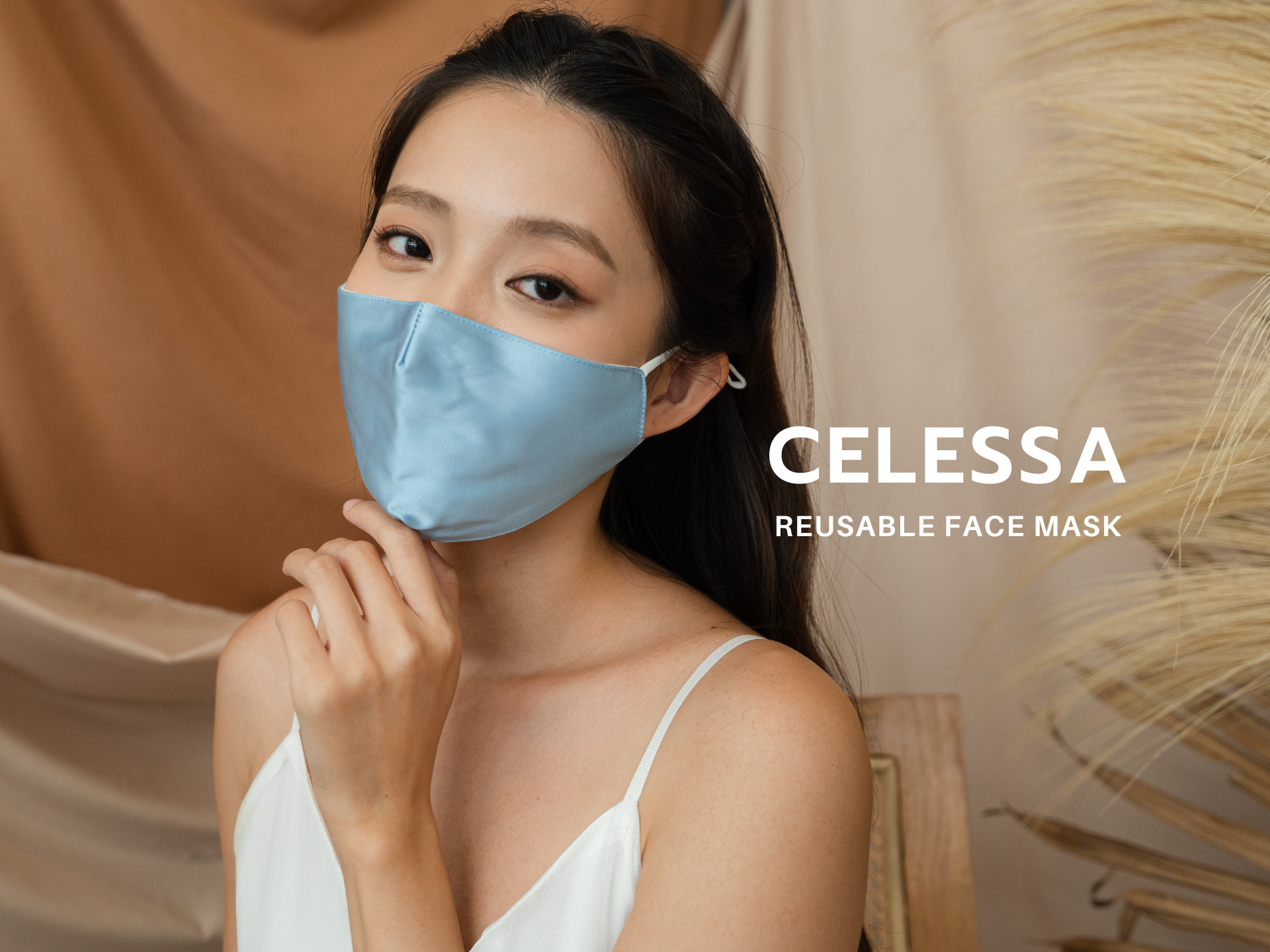 Celessa • Reusable Silk Face Mask