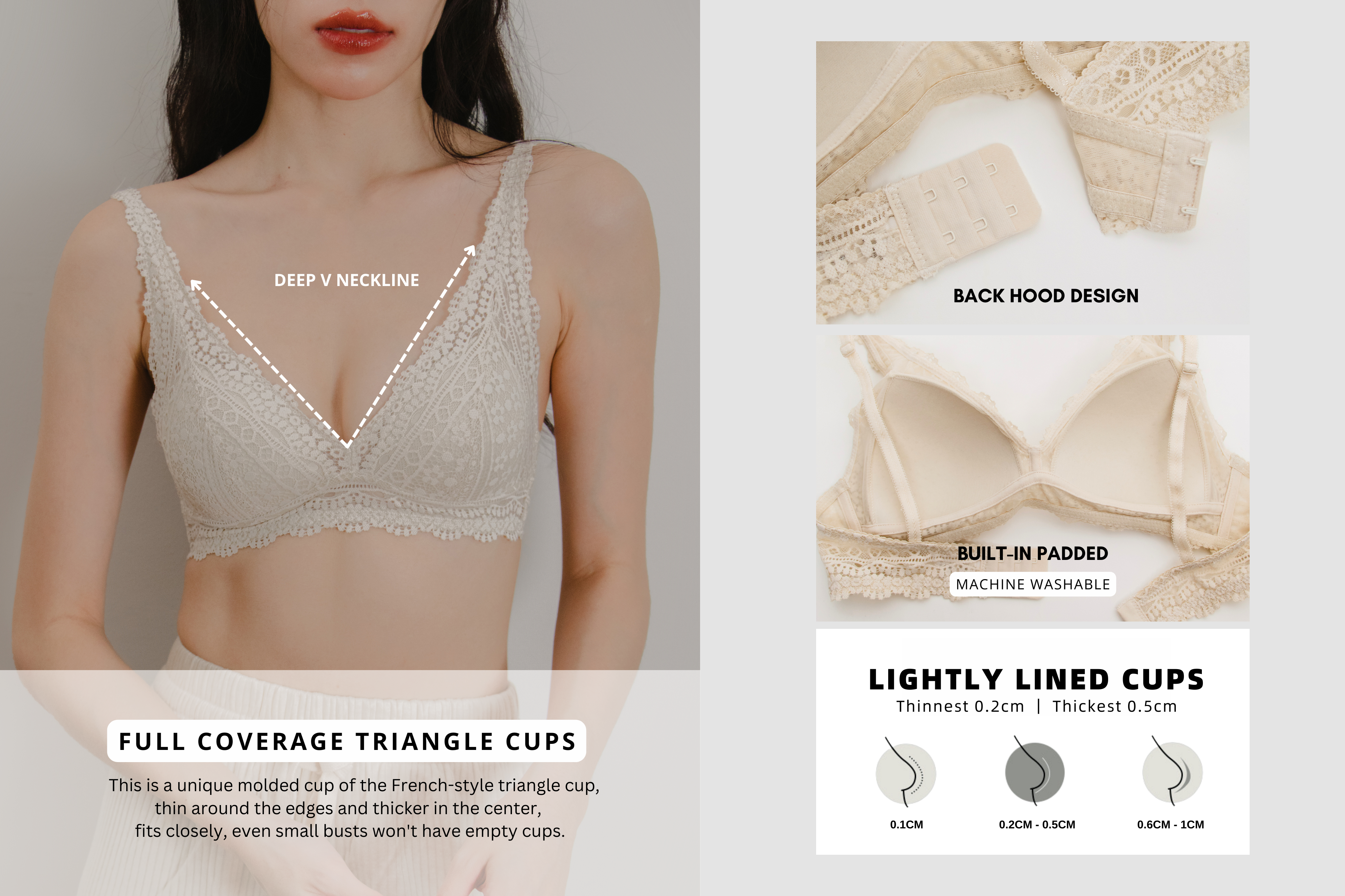 Belle Lūna • Lace Bralette