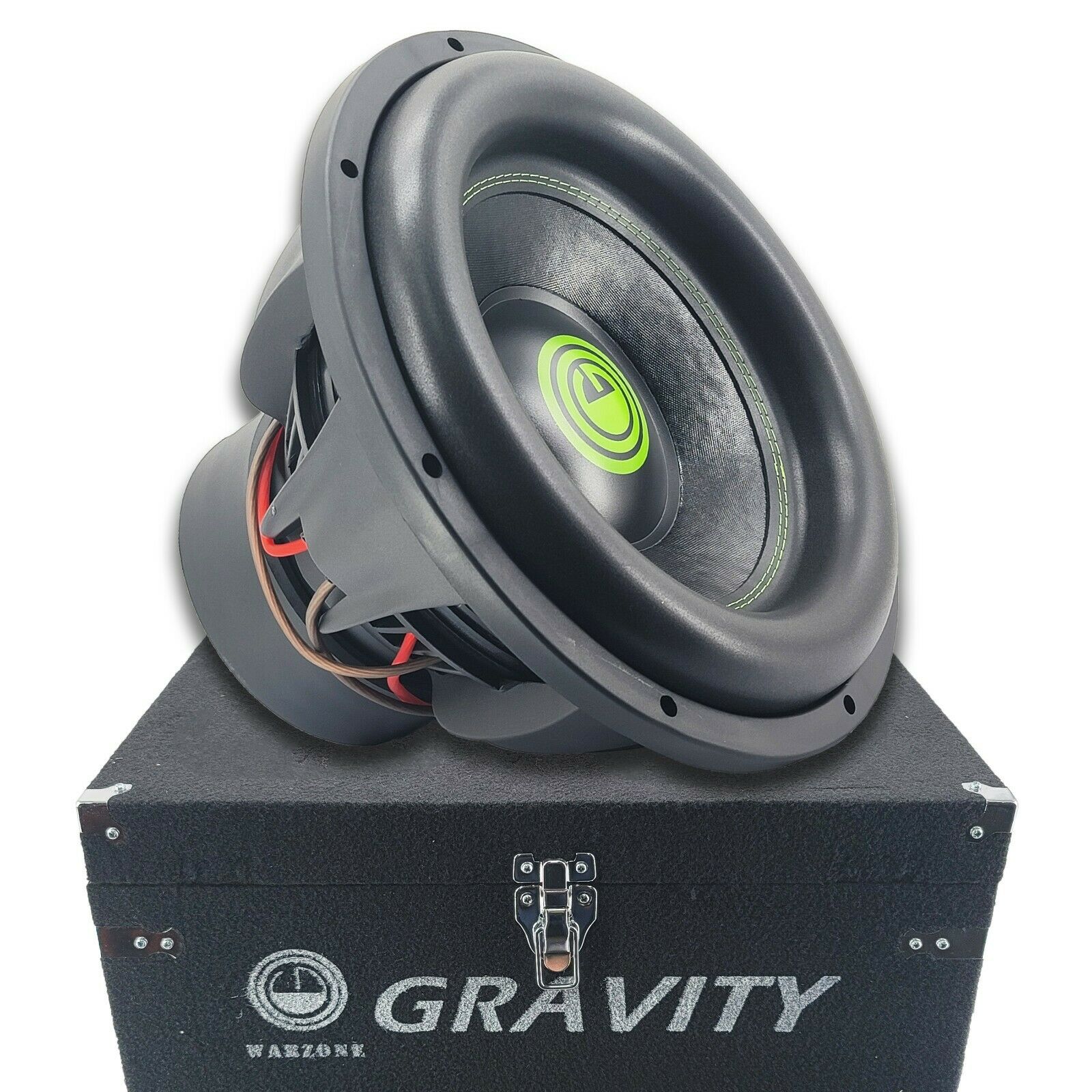 Gravity Warzone G712D2 12 Inch 4800 Watts Car Audio Subwoofer w/ 2 Ohm